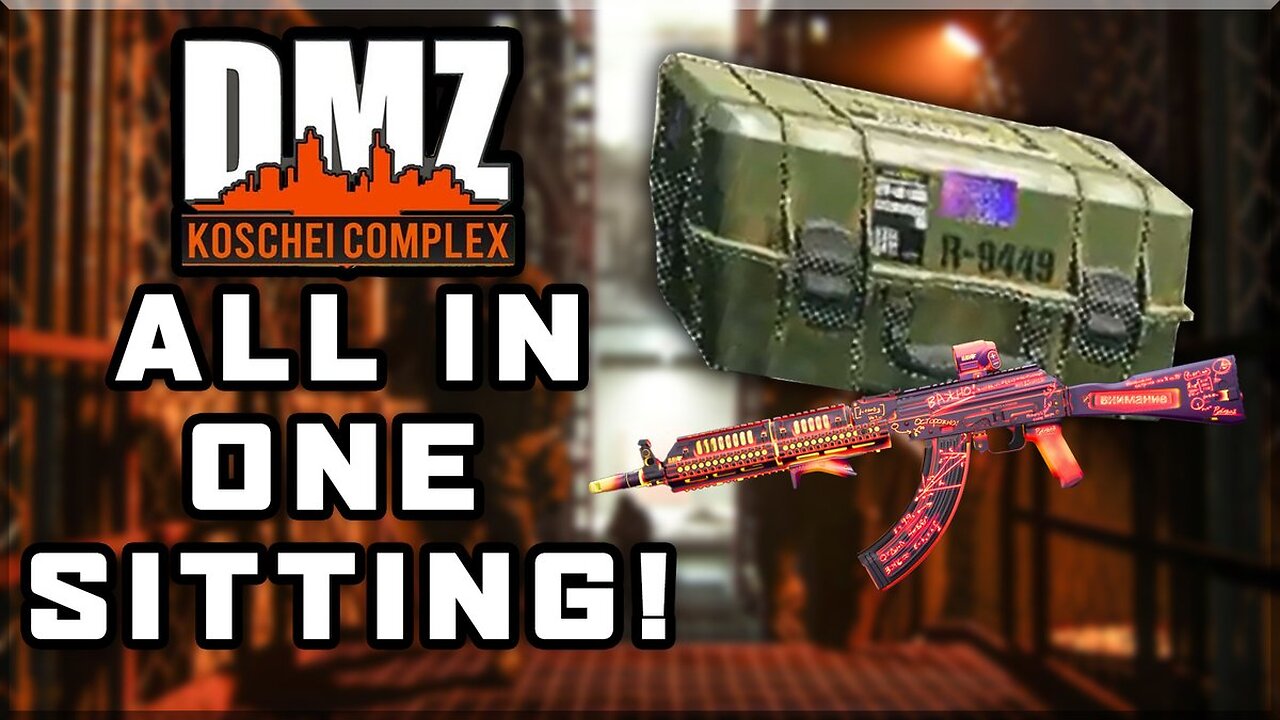 DMZ "KOSCHEI COMPLEX" ALL WEAPON CASES AND HEATED MADNESS PARTS IN ONE SITTING WITHOUT LOSING!
