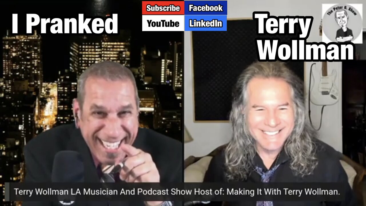 LA Musician And Podcast Host Terry Wollman, On The Peter G Show 03/14/21 #109