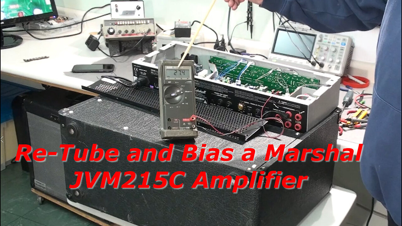 Re-Tube and Bias a Marshal JVM215C Amplifier