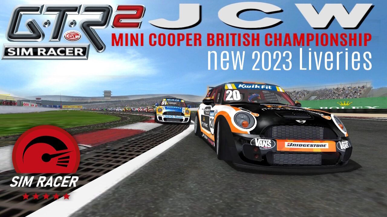 GTR2 JCW Mini Cooper Championship NEW Liveries