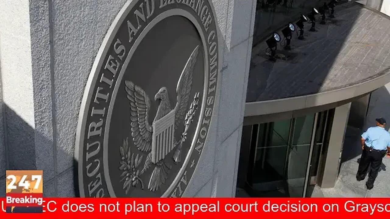 US SEC does not plan to appeal court decision on