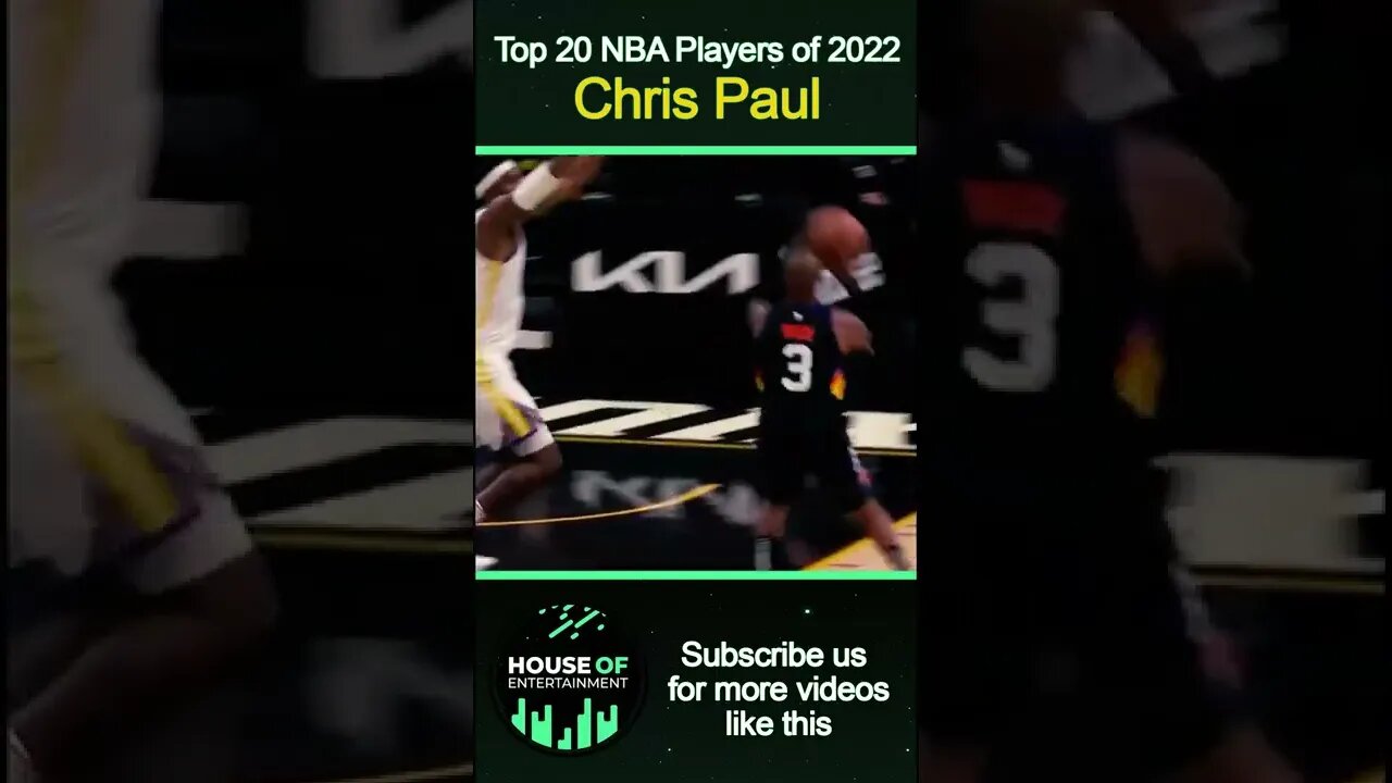 Hall of Famer Chris Paul is among the top NBA Player in 2022 | Top NBA Players #Shorts