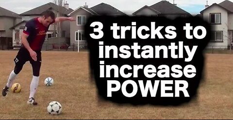 how to kick a soccer ball WITH POWER - how to shoot a football with power