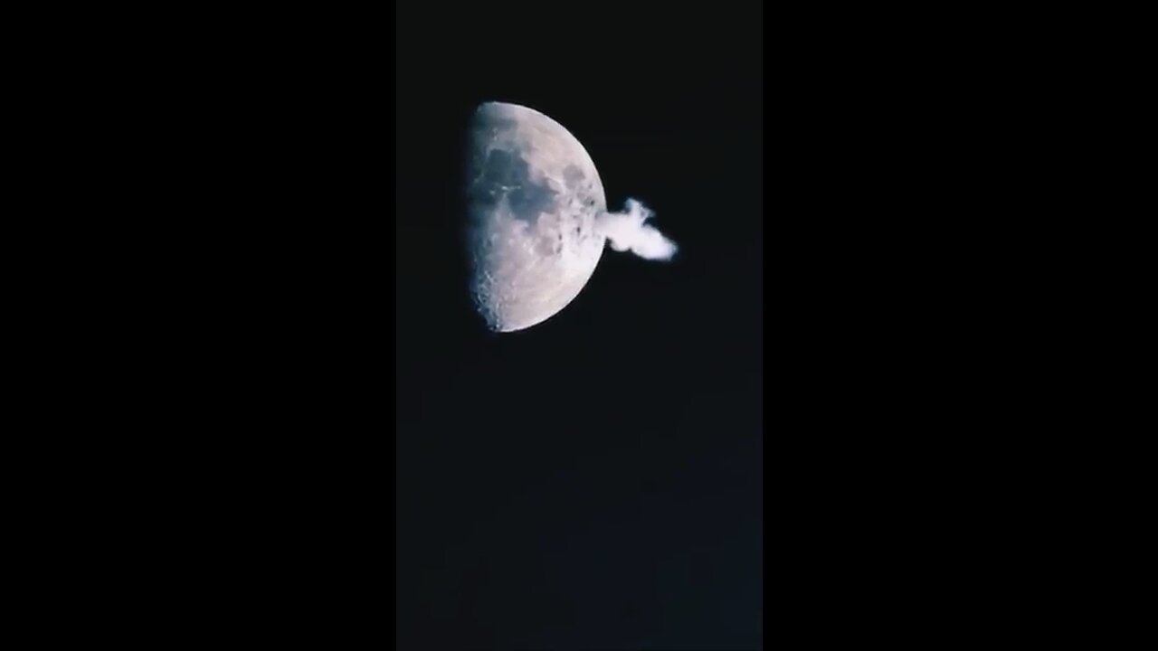 Asteroids hitting the Moon.!