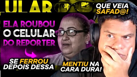 REAGINDO A TIA LEVOU O CELULAR DO REPORTER | Cortes Podcast - Super Cortes