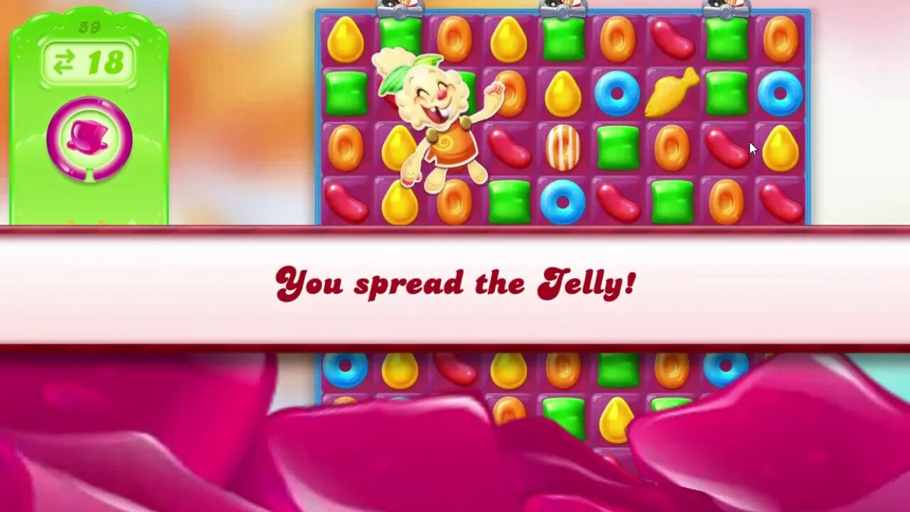 Candy Crush Jelly Saga Level 59