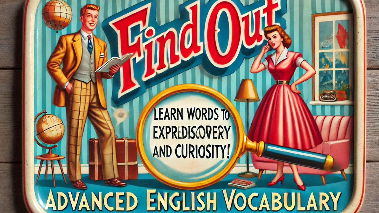 Vocabulary and Pronunciation "FIND OUT" Advanced English