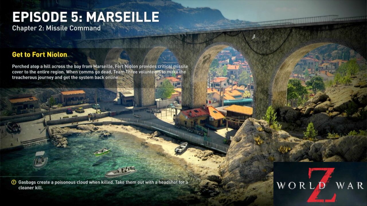 World War Z Aftermath: MARSEILLE MISSLE COMMAND