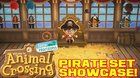 Animal Crossing: New Horizons - Pirate Set Showcase! - Nintendo Switch Gameplay 😎Benjamillion