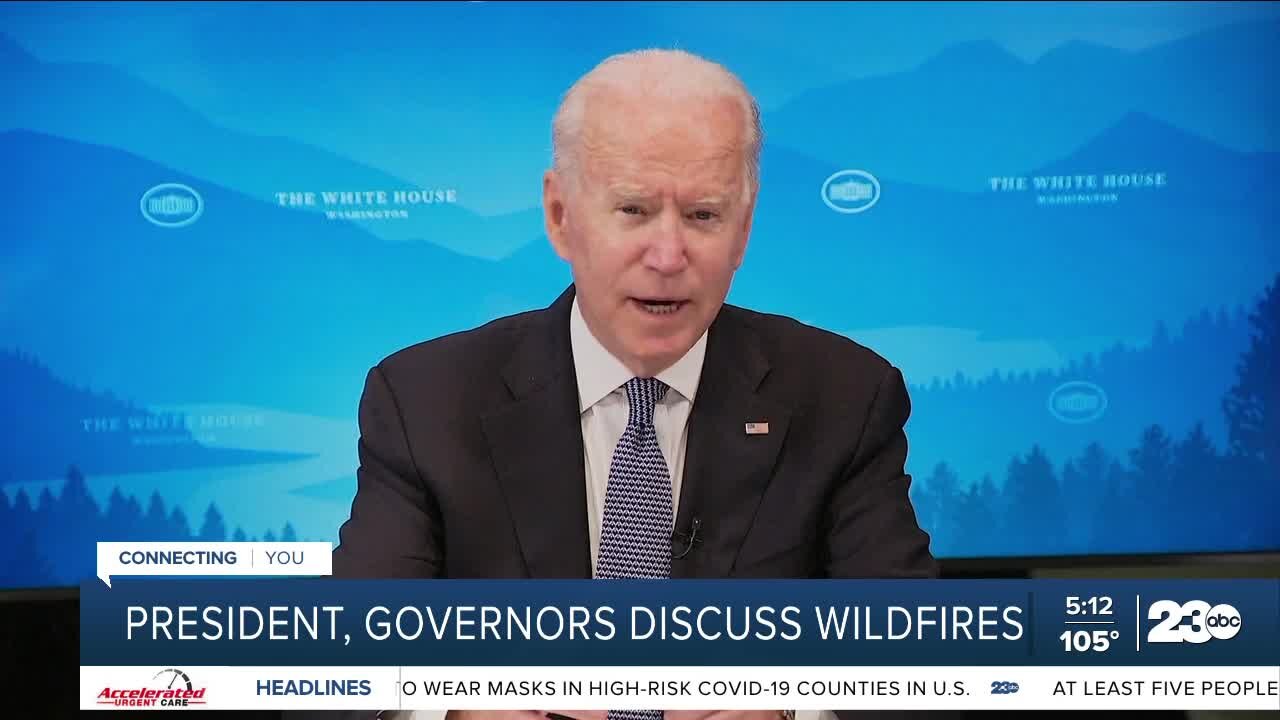 President, governors discuss wildfires