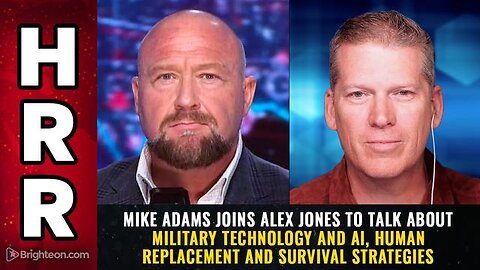 M. Adams joins A. Jones to talk about Military Technology & AI, Human Replacement & Survival Stra...