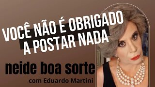 😂😂 NEIDE BOA SORTE [você não tem o que postar? Não posta nada! Passa e vai embora] 😂😂