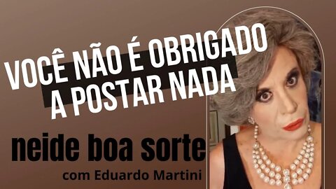 😂😂 NEIDE BOA SORTE [você não tem o que postar? Não posta nada! Passa e vai embora] 😂😂