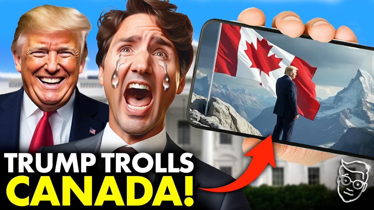 Trump Doubles Down On CONQUERING Canada | Posts Image of American Takeover, Trudeau in PANIC 🔥🇨🇦