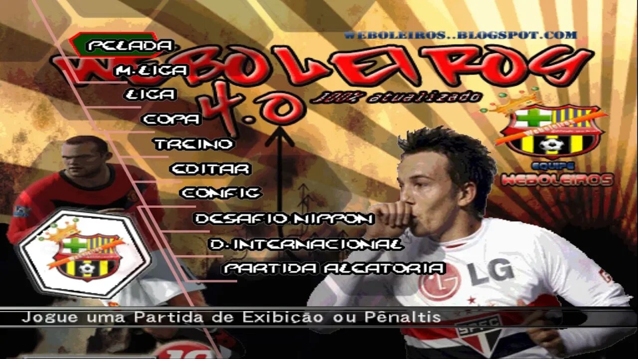 BOMBA PATCH - WE BOLEIROS 4.0 PS2