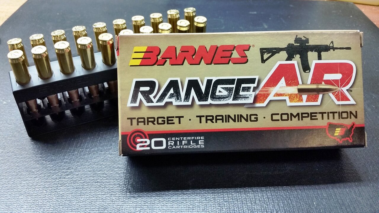 A look at the Barnes RANGE AR ammo for 300 Blackout. Jacketed zinc core.