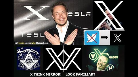 THE X IN ELON MUSK'S X (FORMERLY TWITTER) AND SPACEX MAY REPRESENT THE WORSHIP OF THE SUN-GOD BAAL