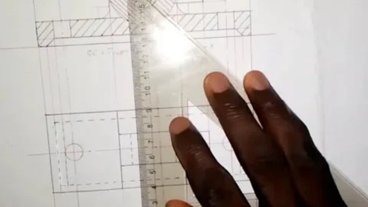 NECO 2022 Mechanical Drawing: Plan