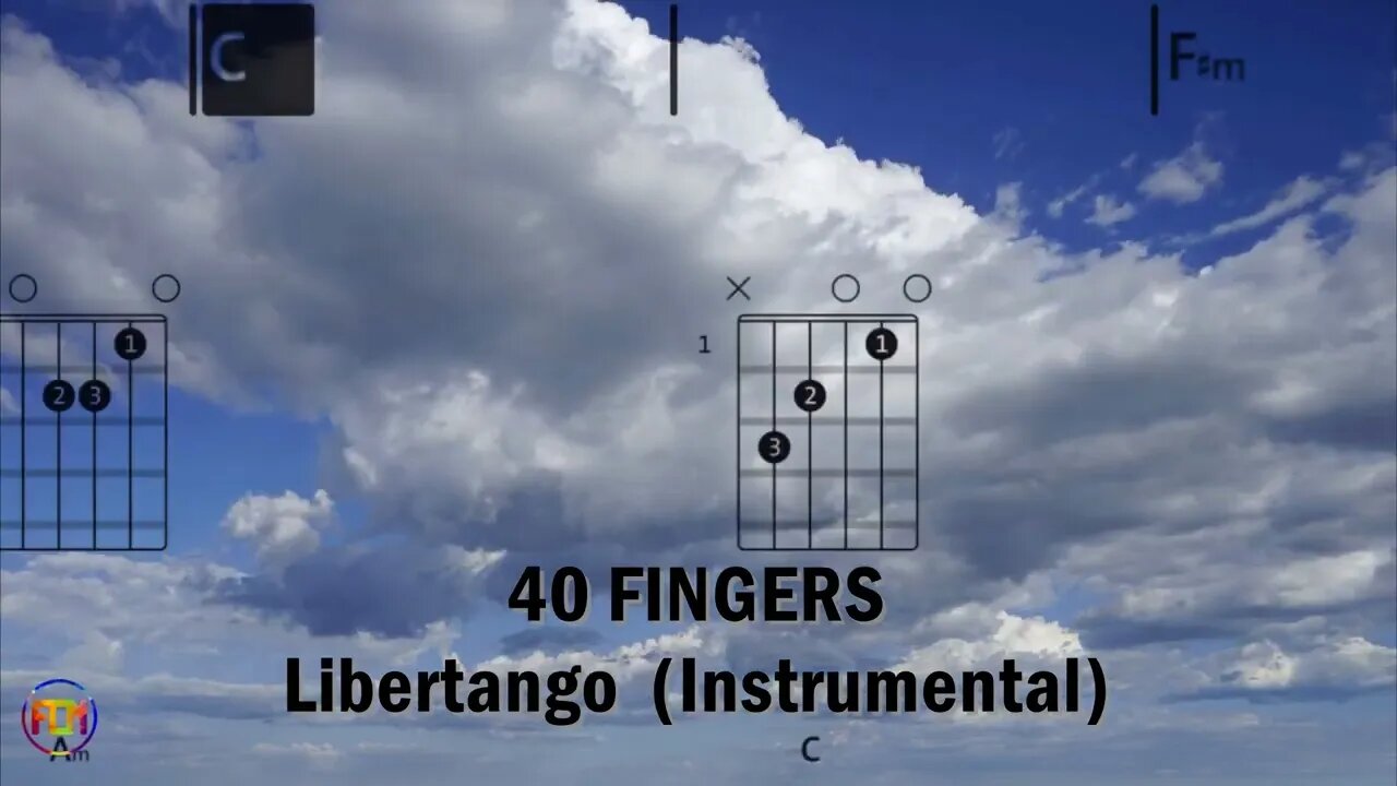 40 FINGERS Libertango FCN GUITAR CHORDS & LYRICS INSTRUMENTAL