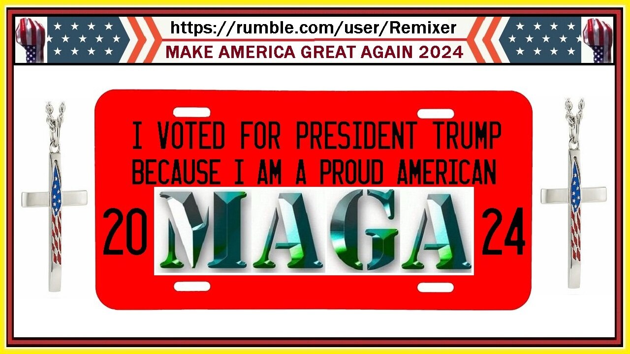 I VOTED FOR PRESIDENT TRUMP BECAUSE I AM A PROUD AMERICAN 2024