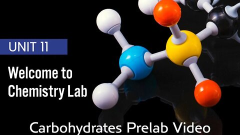 CHM1032L Unit 11 Carbohydrates Prelab Video