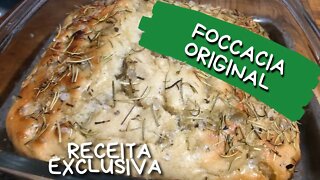 FOCCACIA ITALIANA RÁPIDA E PRÁTICA