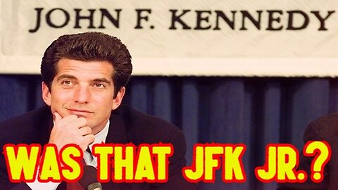 Was That Jfk Jr.? - Must See Video!!!!