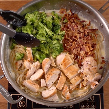 Creamy Chicken and Bacon Pasta