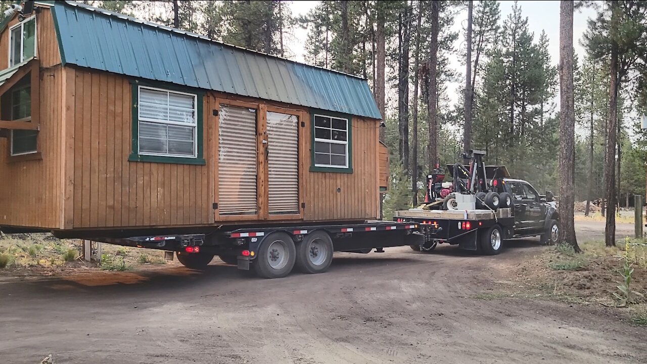 Moving My Tiny House In Less Than 2 hours