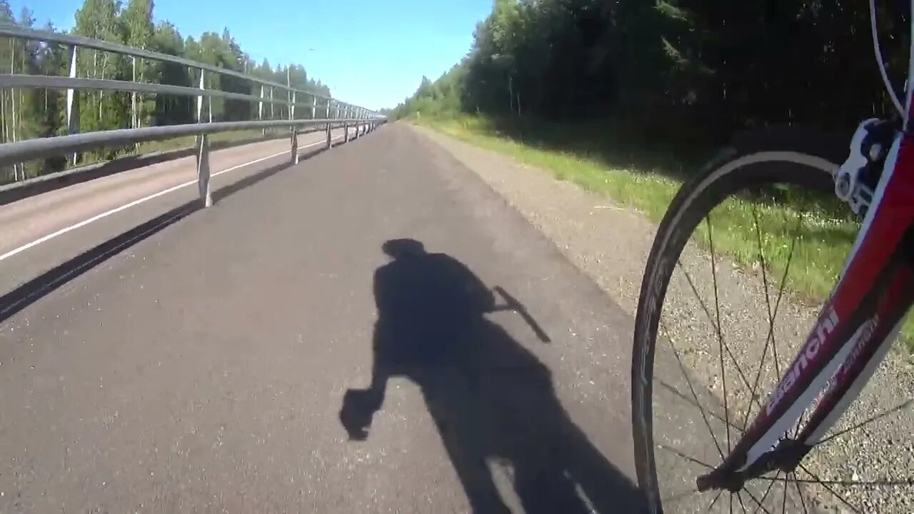 Pitkä suora - long straight Virolahdelle 3.8.2022