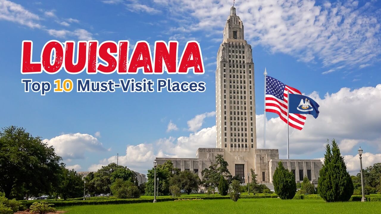 Top 10 Must Visit Places in Louisiana | Beautiful and Hidden Places to Visit | Hidden Gems