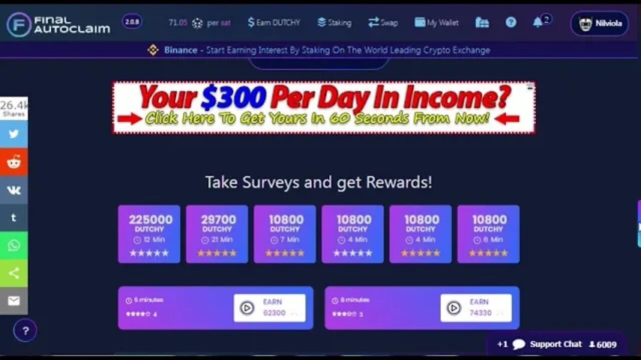 Auto Faucet Ganhe Até 70 Cripto Moedas no Automático! Final Auto Claim