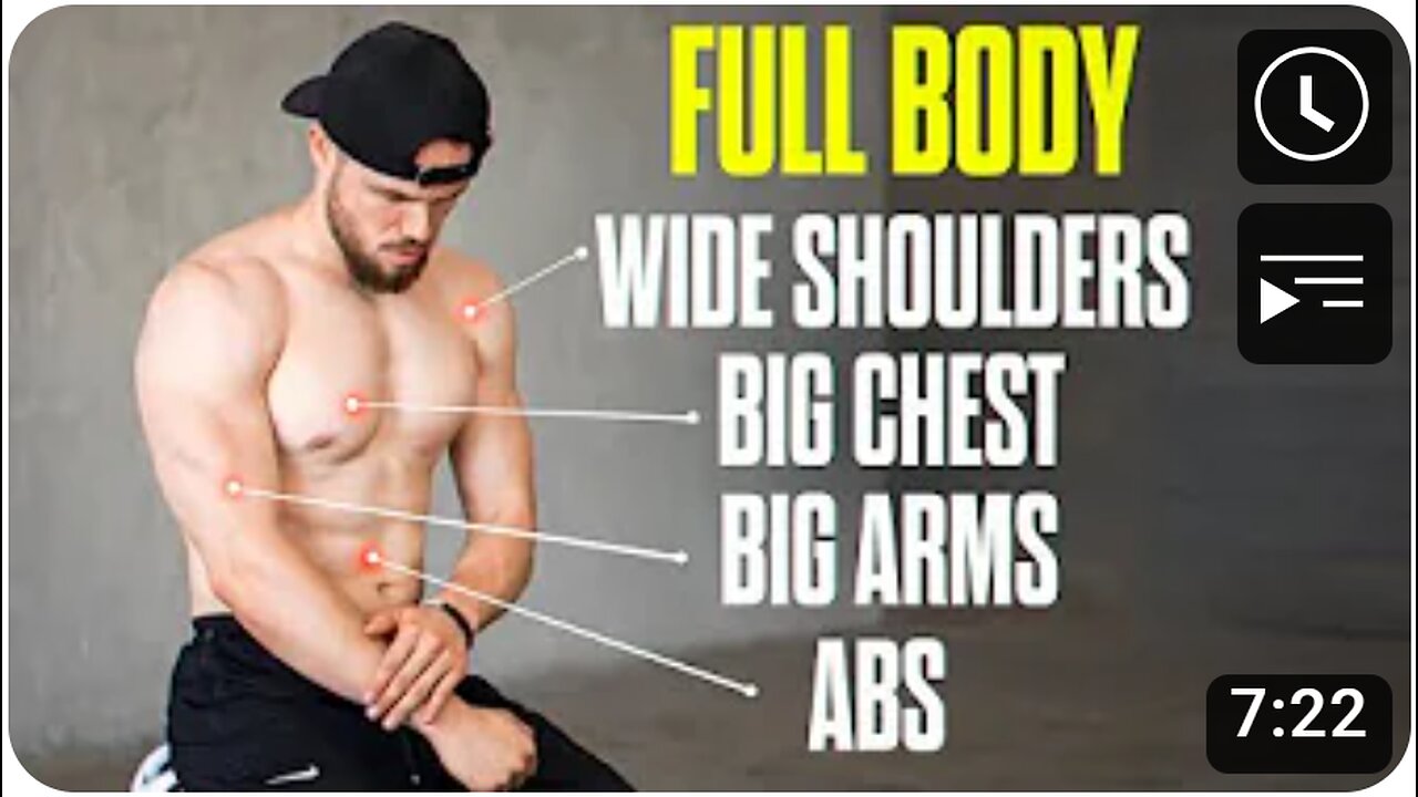 The Best Full Body Home Workout (No Equipments)