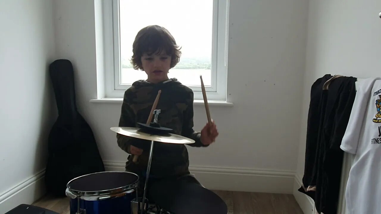 my drumming journey practicing a new drum beat
