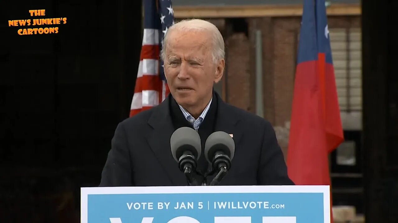 Biden campaigns for Senate candidates in Georgia.