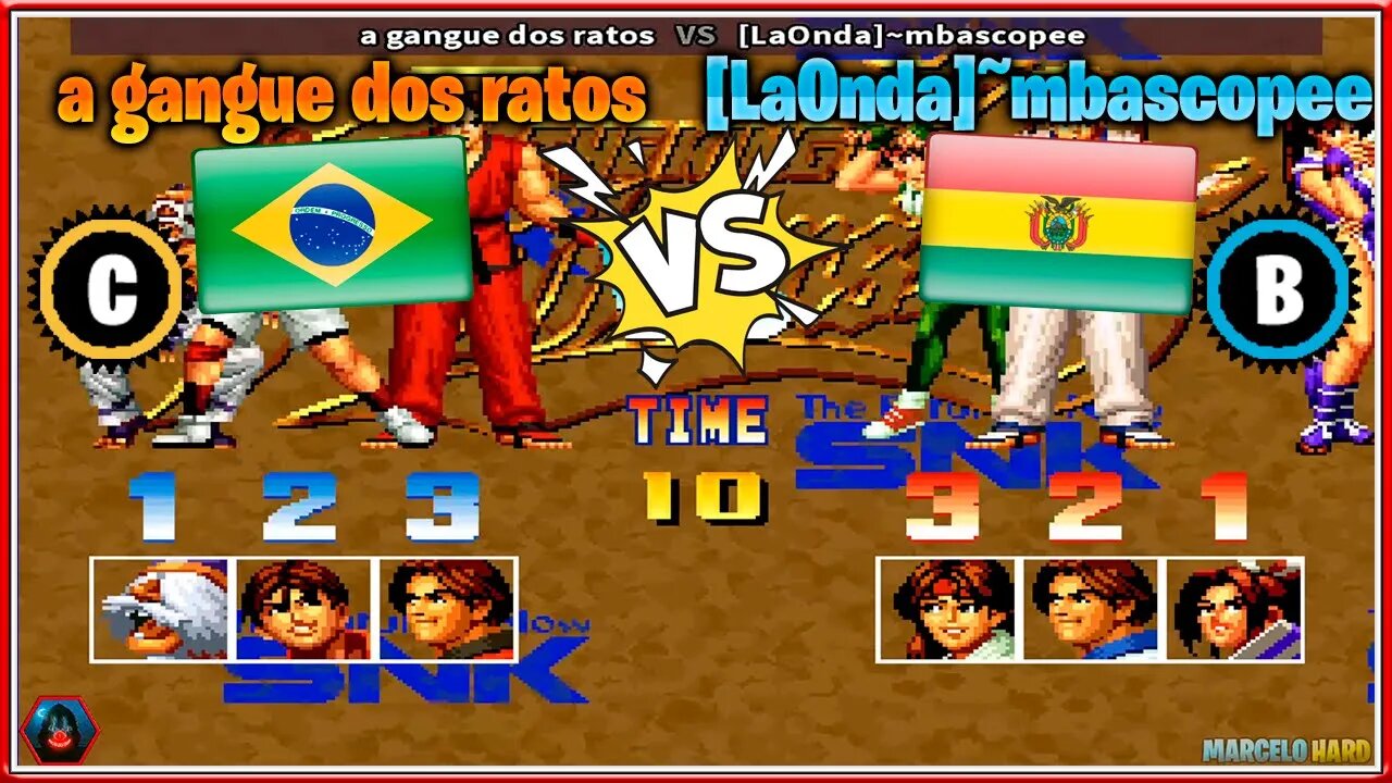 The King of Fighters '95 (a gangue dos ratos Vs. [LaOnda]~mbascopee) [Brazil Vs. Bolivia]