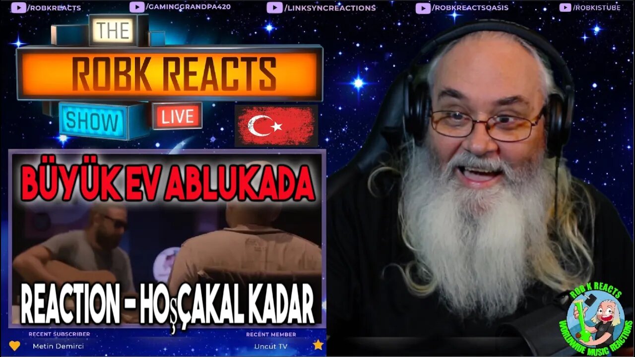 Büyük Ev Ablukada Reaction - Hoşçakal Kadar (Canlı,Akustik) - First Time Hearing - Requested