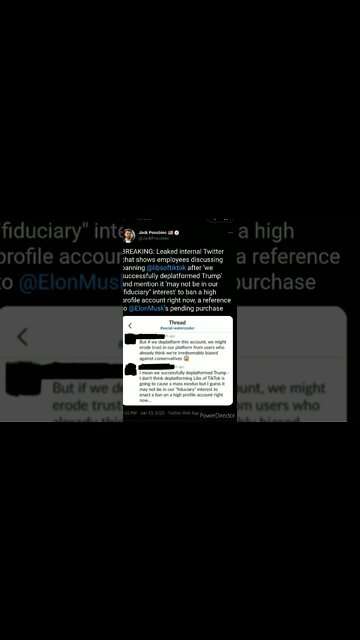 LEAKED TWITTER CHAT DISCUSSING BAN OF LIBS OF TICTOK