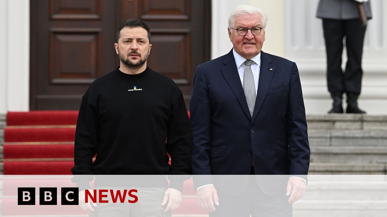 Ukraine's President Zelensky meets with German leaders in Berlin – BBC News