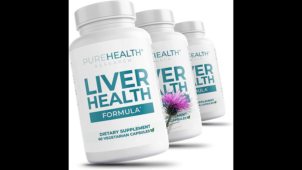 PUREHEALTH RESEARCH Liver Health Detox and Cleanse Supplement