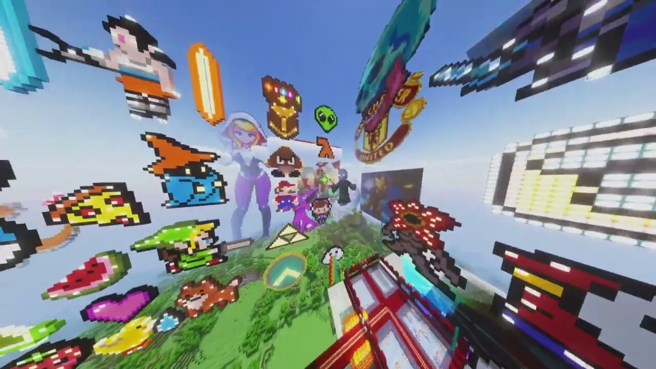 What shall we build next? ⛏🧱 Minecraft Bedrock & Java Pixel Art Survival Multiplayer Server MC SMP