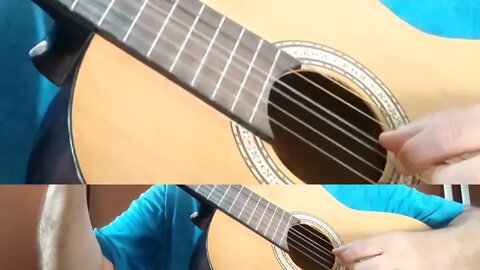 Ensinando dedilhado de violão 🎸