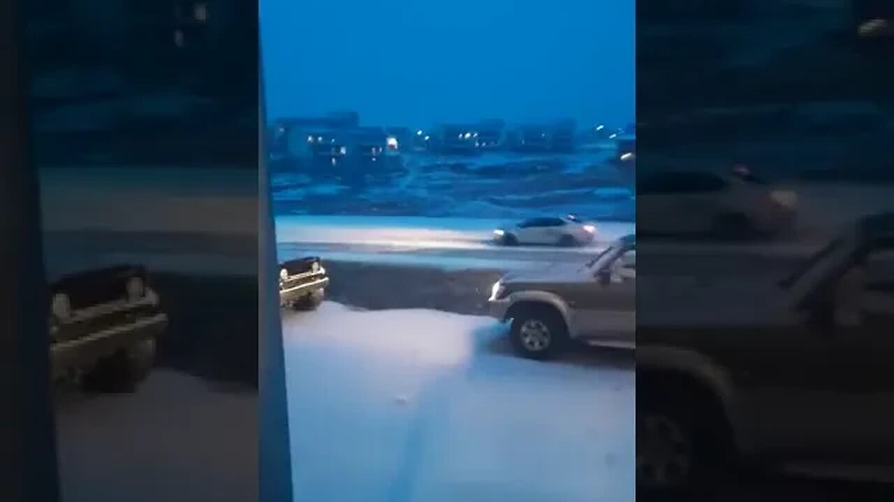 Greenland is covered with snow already- imagine to live in a place where almost always snows