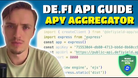 De.Fi API: How to create APY Aggregator ( IN JUST 1 HOUR! )