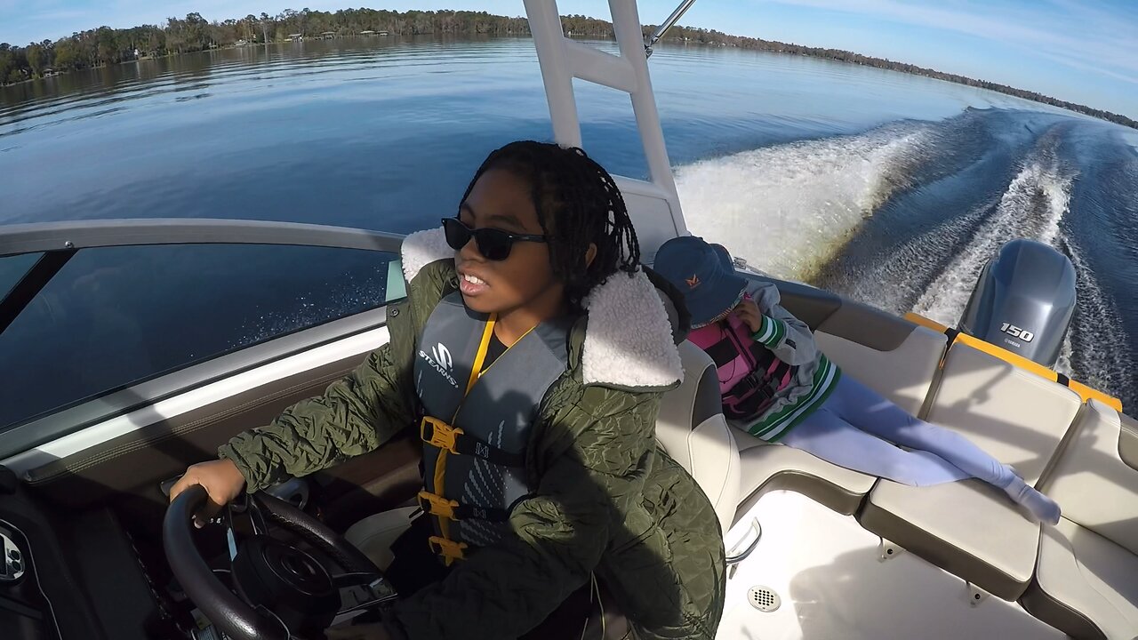 Blasian Babies Family Return Whitey's Fish Camp On Smooth Doctors Lake 2019 Chaparral 210 Suncoast