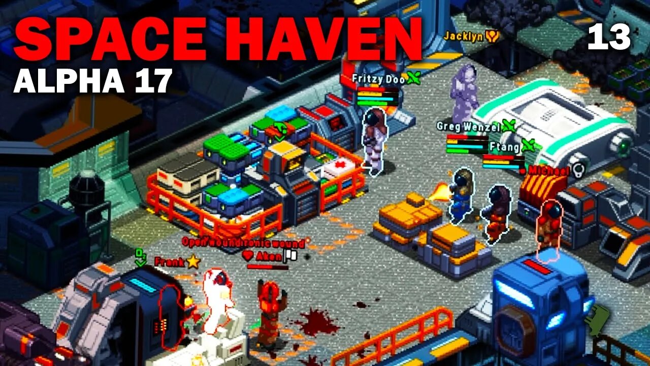 Derelict Defenders: Space Haven Alpha 17 First Look! (Brutal Difficulty) [S1 EP13]