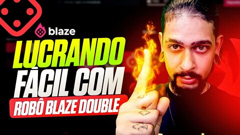 LUCRANDO FÁCIL NA BLAZE COM ROBÔ DOUBLE