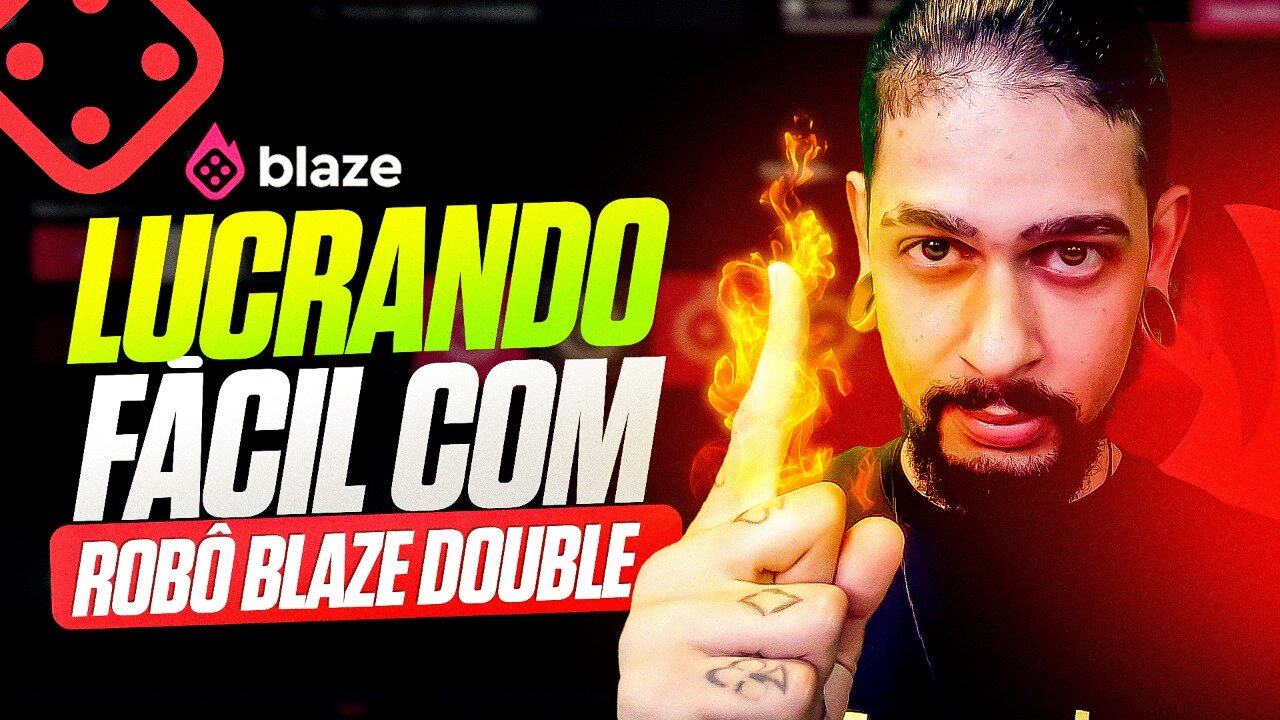 LUCRANDO FÁCIL NA BLAZE COM ROBÔ DOUBLE