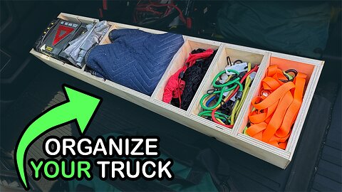 DIY Under Seat Storage for Truck
