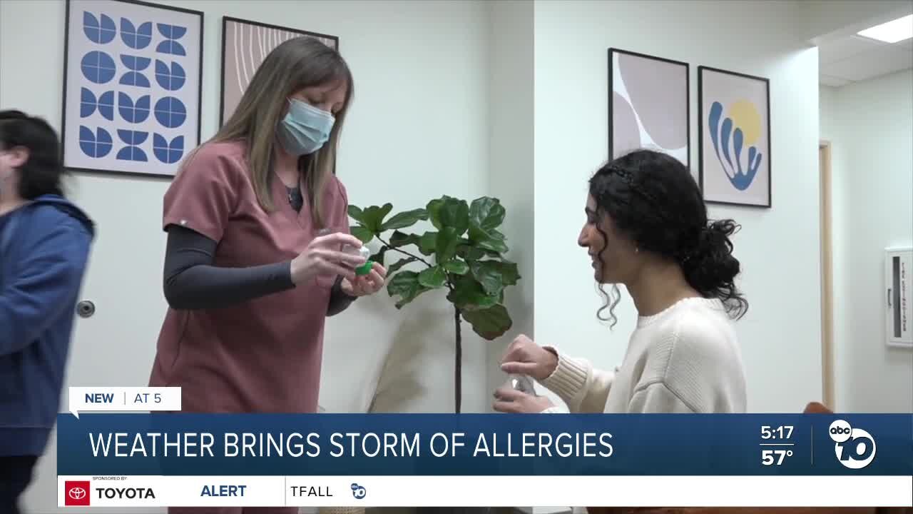 Feeling sniffly? Changing weather brings early allergy season